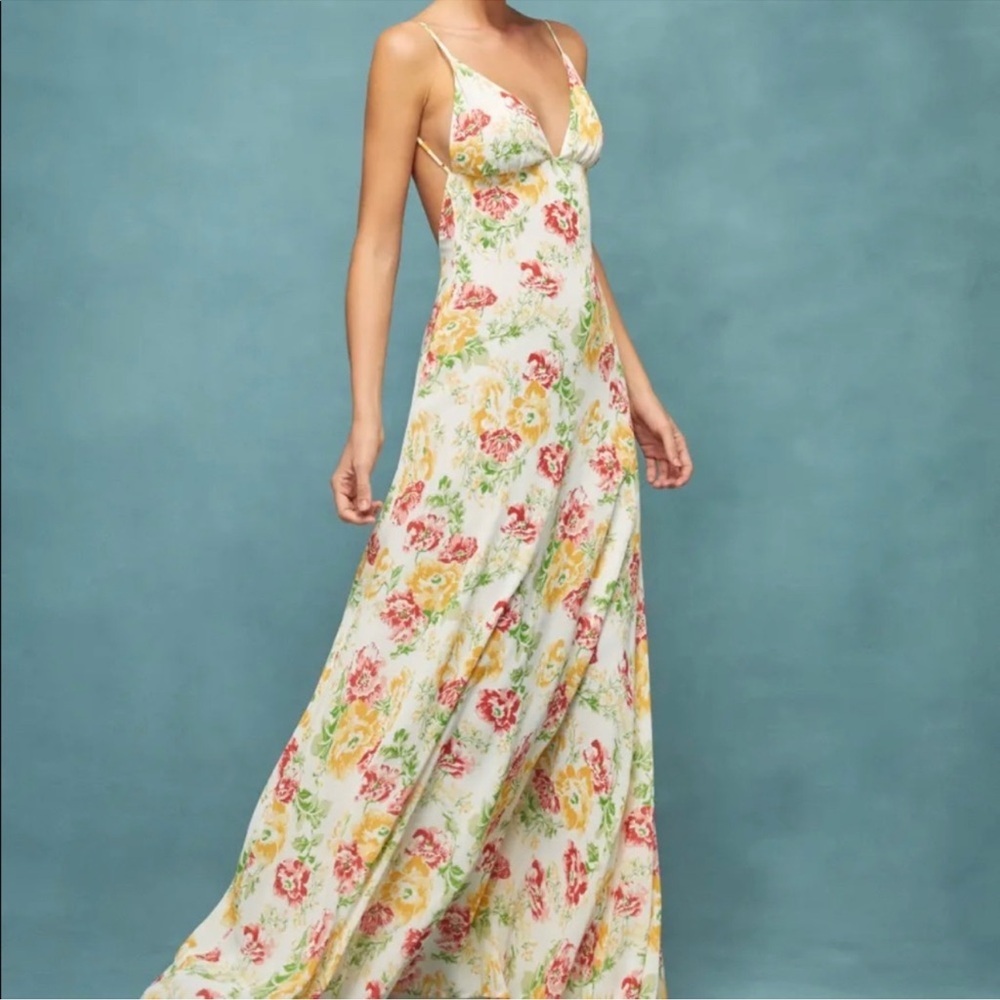 Reformation Modena Maxi Dress in Winona Floral Print Size 6 - Picture 3 of 14